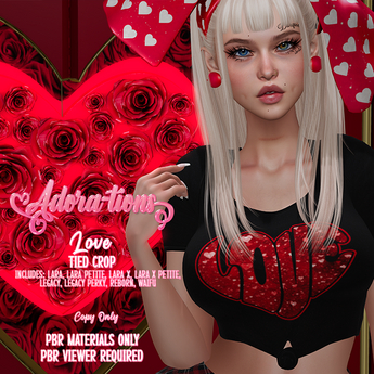 Second Life Marketplace - Adora-tions - Love Tied Crop